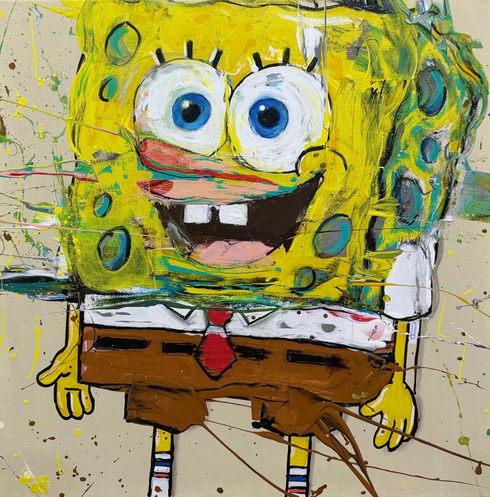 Abstract Sponge Bob